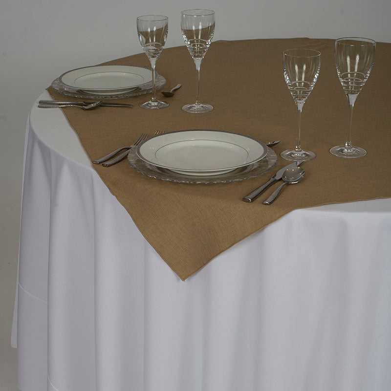 Natural Burlap Standard Overlay