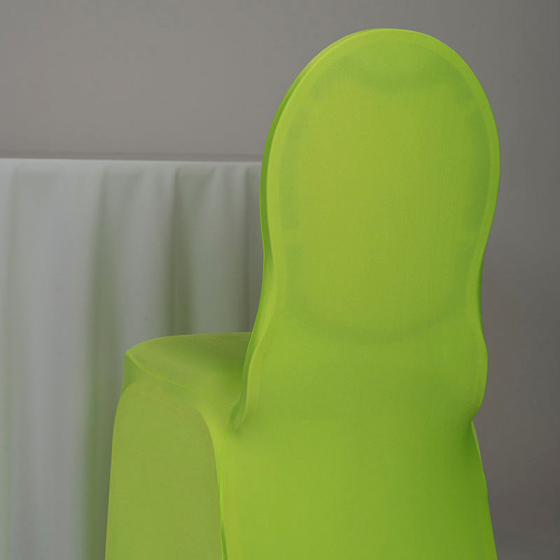 Neon Lemon-Lime Spandex Chair Cover