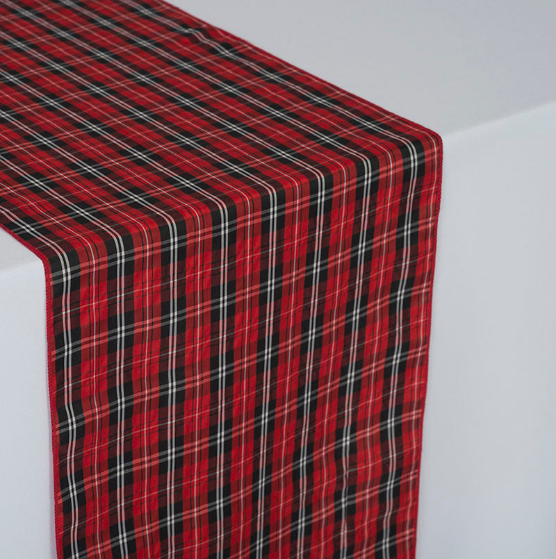 Red Tartan Table Runner