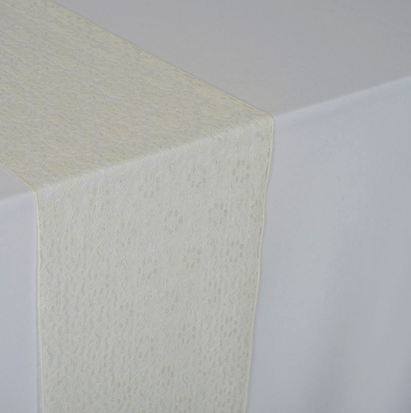 Ivory Lace Table Runner