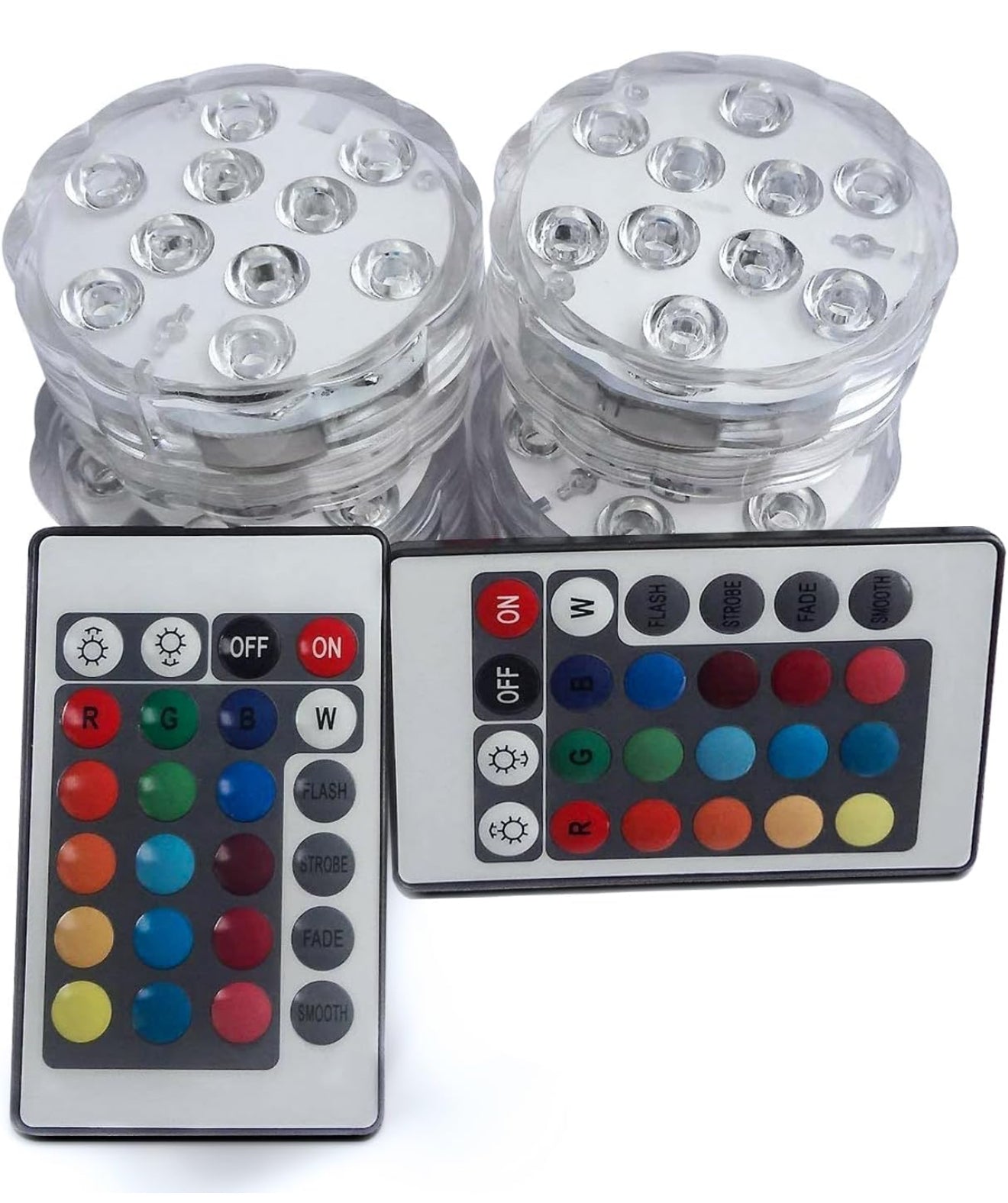 LED Puck Lights with Remote
