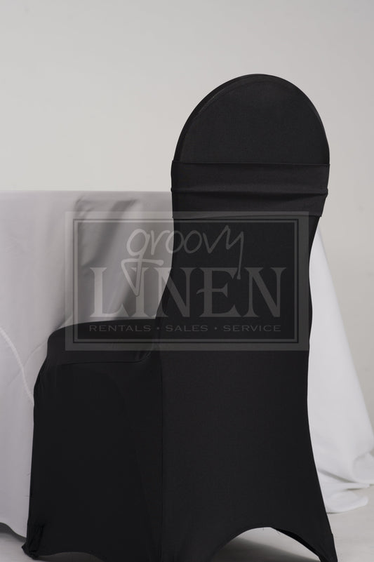 Black Spandex Chair Cover