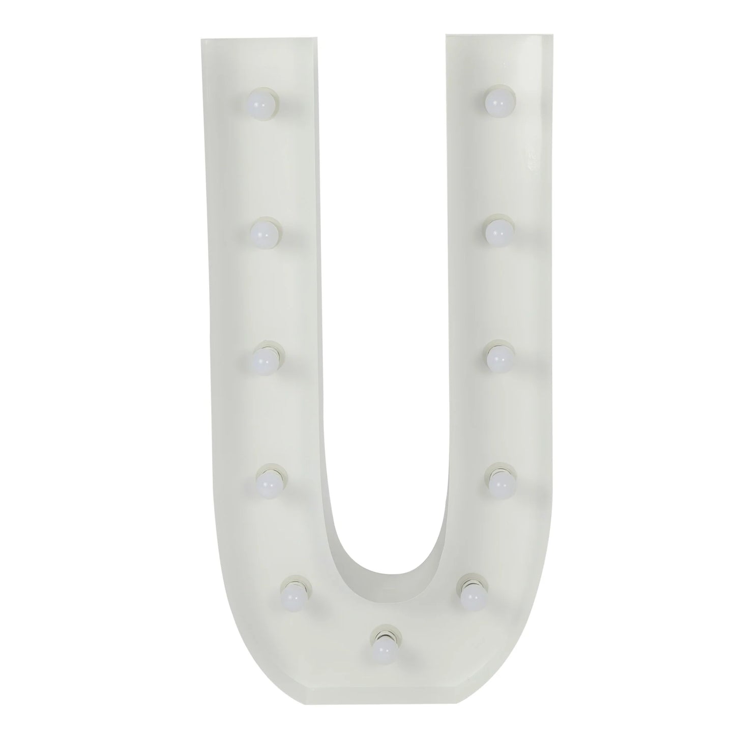 4 FT Marquee Letter U