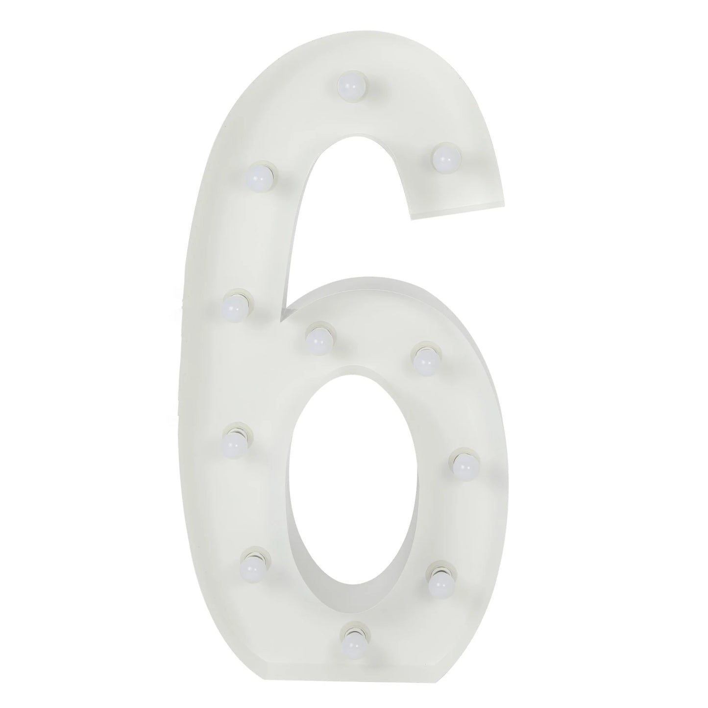 4 FT Marquee Number 6