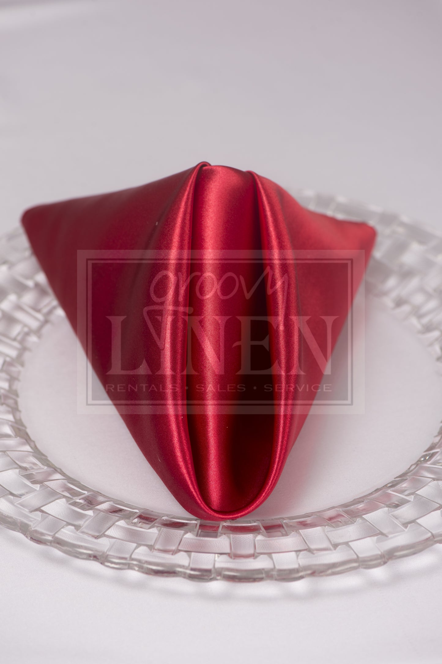 Satin Red Napkin