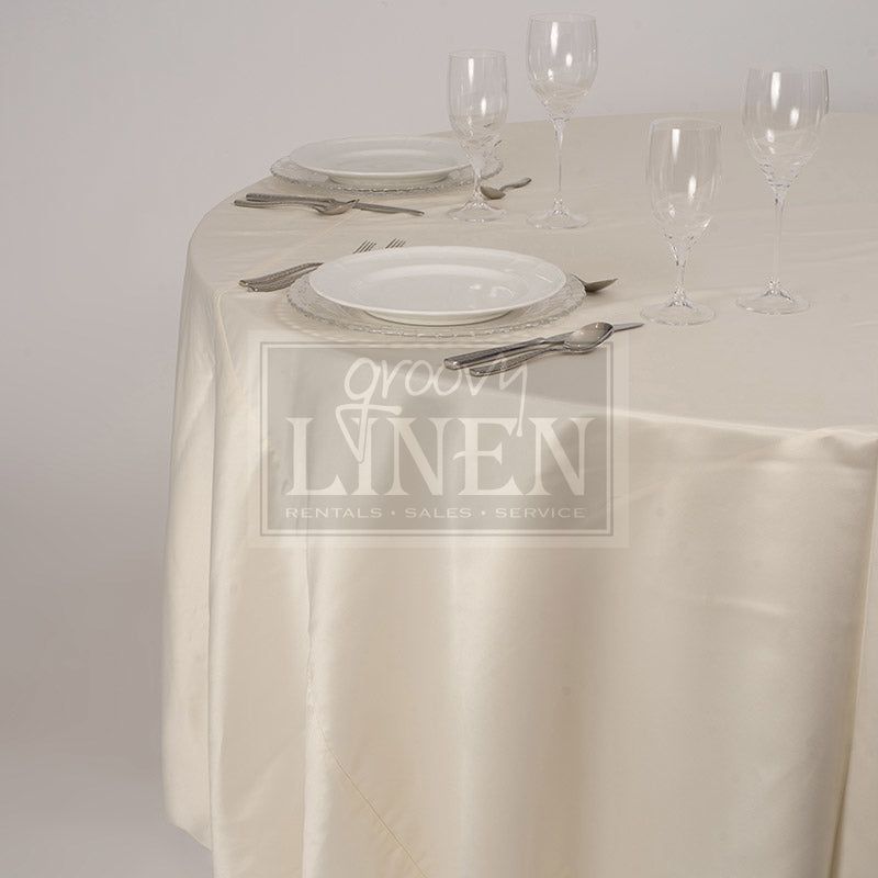 Ivory Pearl Lamour Table Linen
