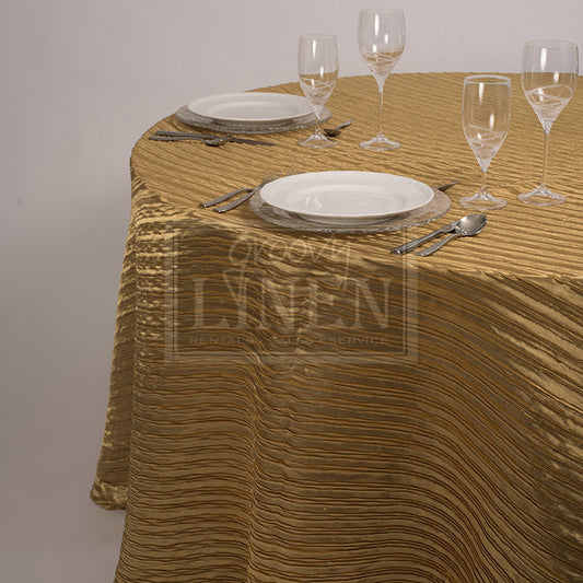 Gold Ripple Table Linen