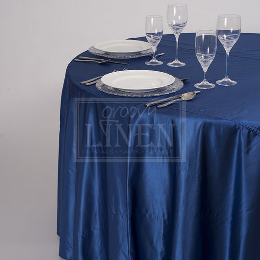 Cobalt Satin Table Linen