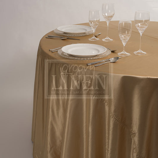 24K Gold Satin Table Linen