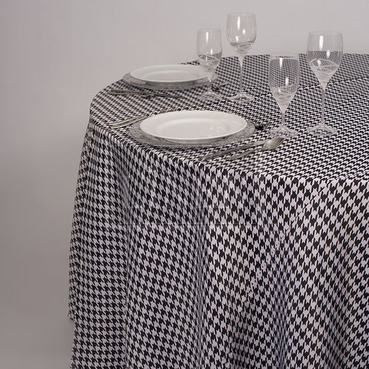Houndstooth Lamour Table Linen