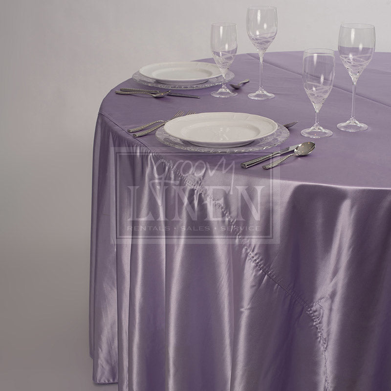 Lilac Dream Satin Table Linen