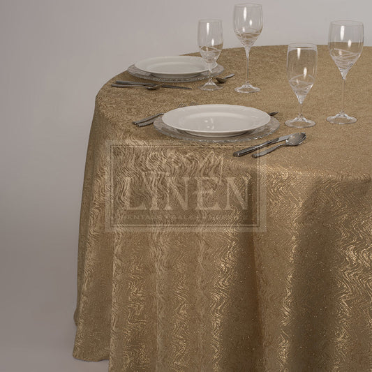 Champagne Twinkle Table Linen