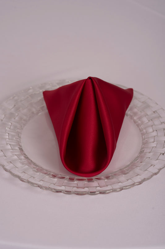 Firebrick Red Lamour Napkin