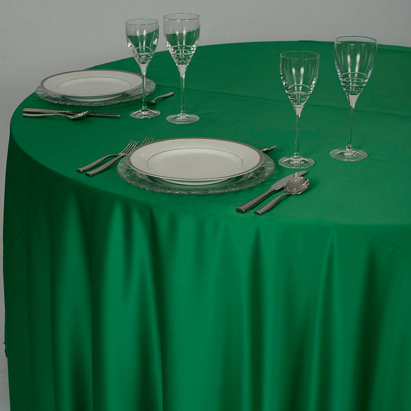Dartmouth Green Lamour Table Linen