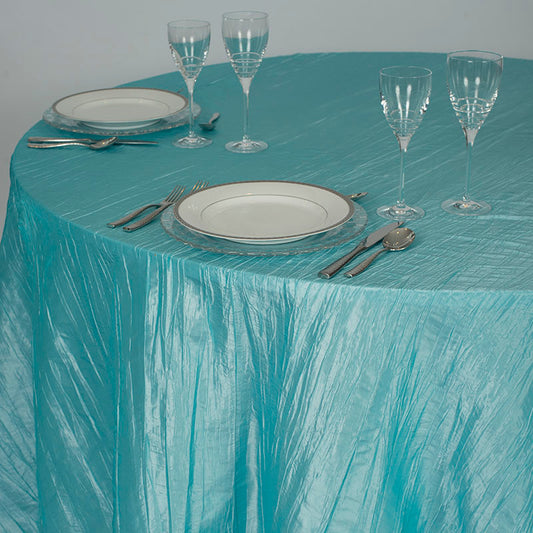 Tiffany Crinkle Taffeta Table Linen