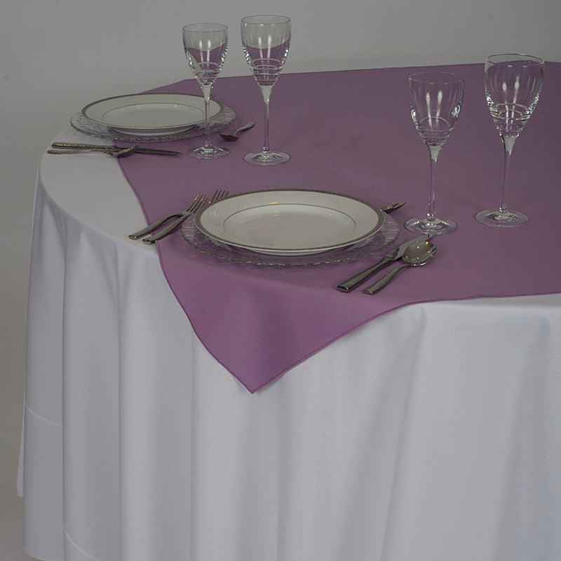 Lilac Standard Table Linen Overlay