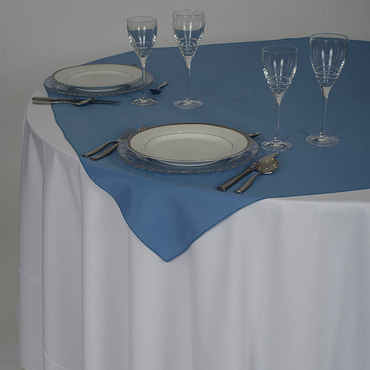 Wedgewood Blue Table Linen Overlay