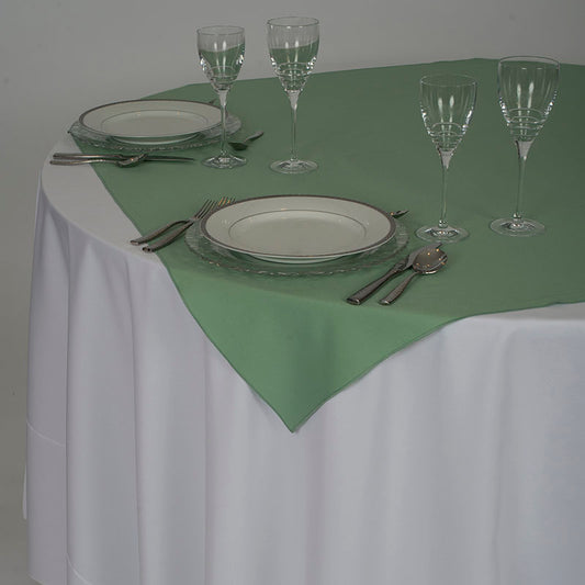Sage Green Table Linen Overlay