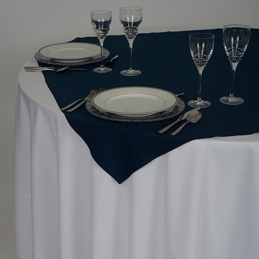 Sapphire Blue Table Linen Overlay