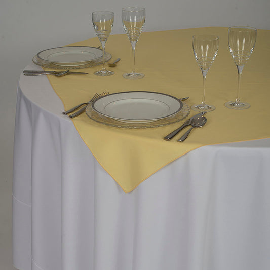 Maize Yellow Table Linen Overlay
