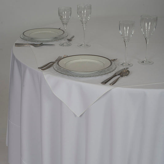 White Table Linen Overlay