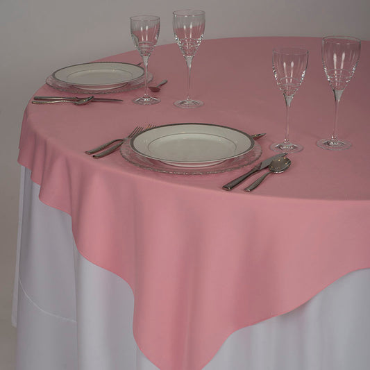 Bubblegum Pink Standard Table Linen Overlay