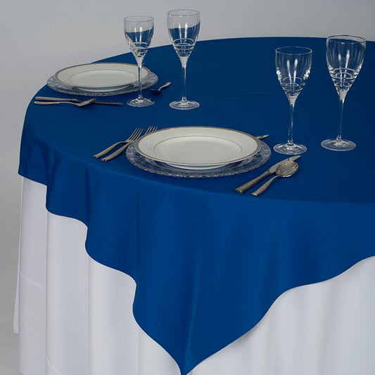 Sapphire Blue Table Linen Overlay