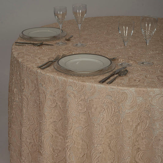 Blush English Lace Table Linen