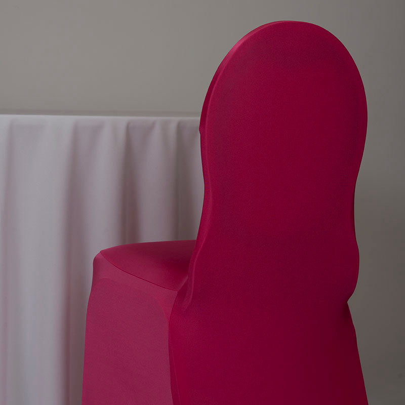 Neon Fuchsia Spandex Chair Cover
