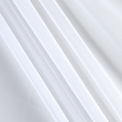 Sheer Voil White Drape