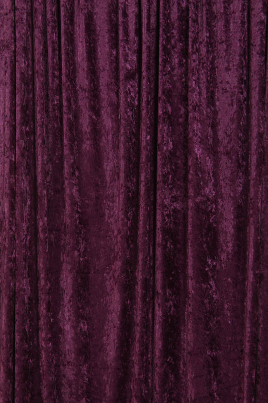 Purple Velour Drape