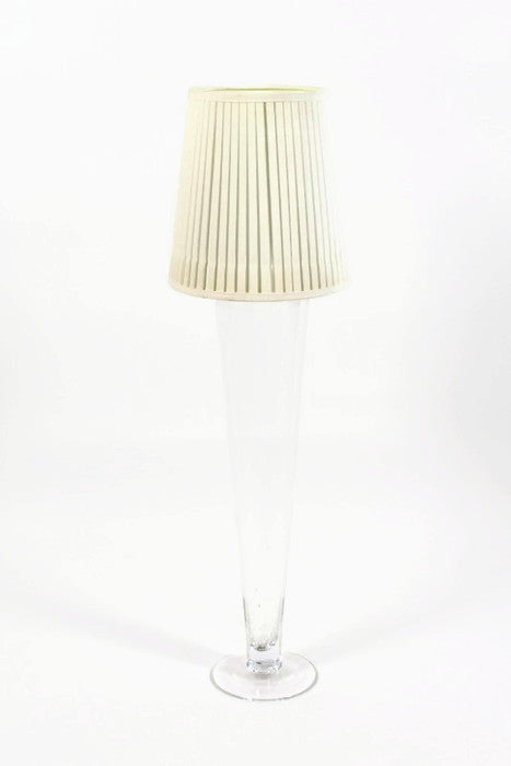 Flute Vase White Lampshade