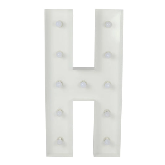 4 FT Marquee Letter H
