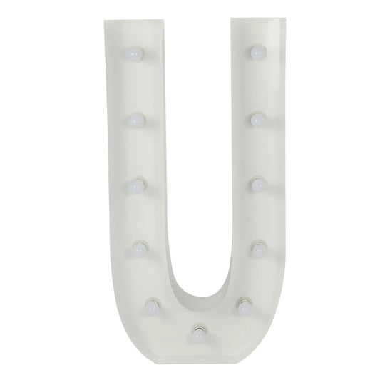 4 FT Marquee Letter U