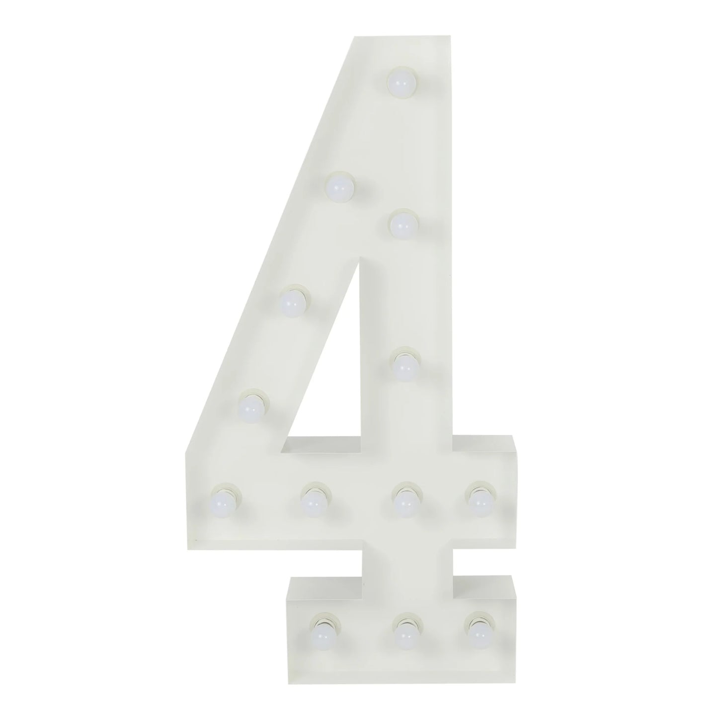 4 FT Marquee Number 4
