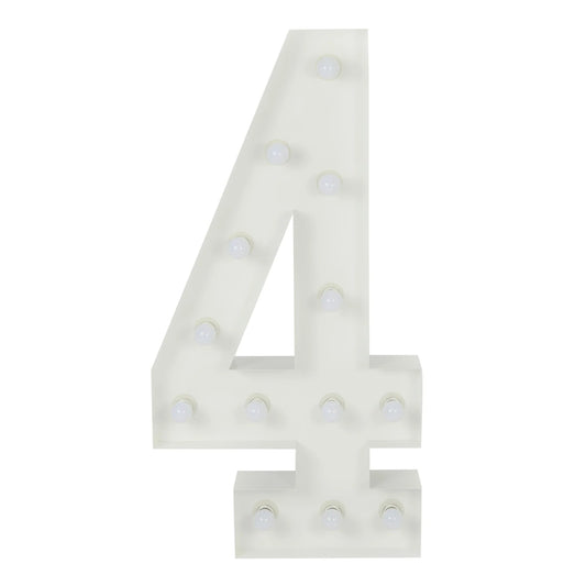 4 FT Marquee Number 4