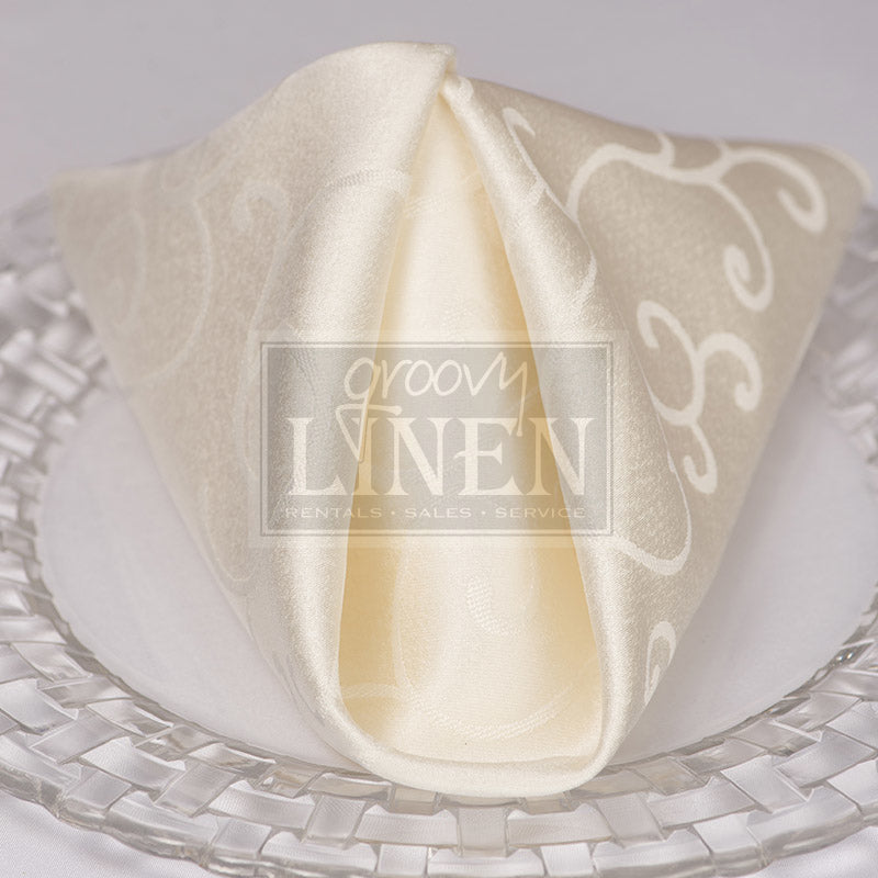 Ivory Swirl Napkin