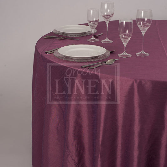 Amethyst Silk Table Linen